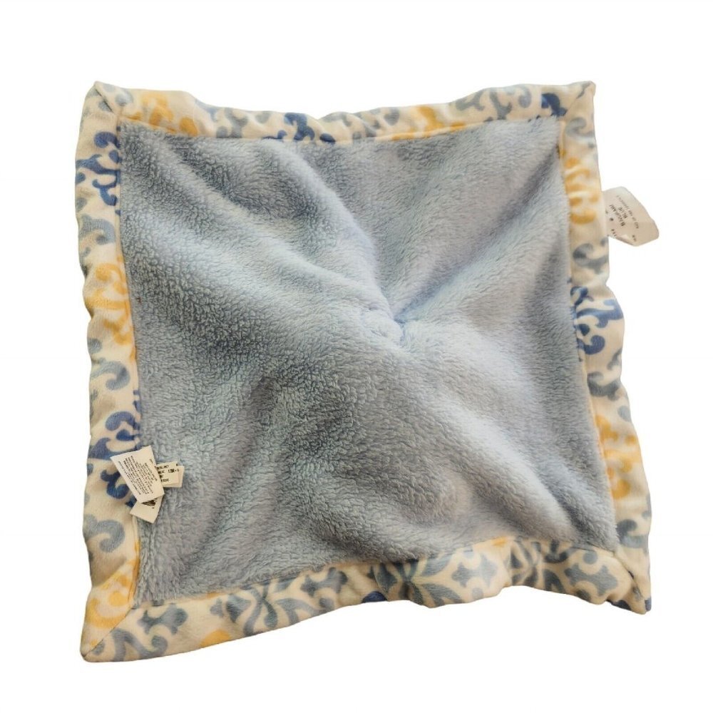 Blankets & Beyond Blue White Dog Puppy Blankie Lovey New - Picture 7 of 7
